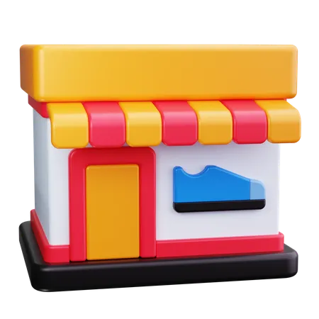 Shoe Store  3D Icon