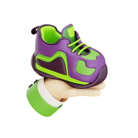 Shoes Hand  3D Icon