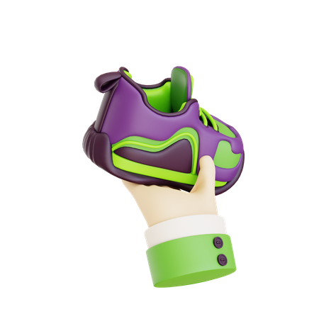 Shoes Hand  3D Icon