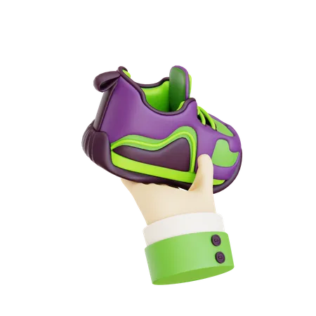 Shoes Hand  3D Icon