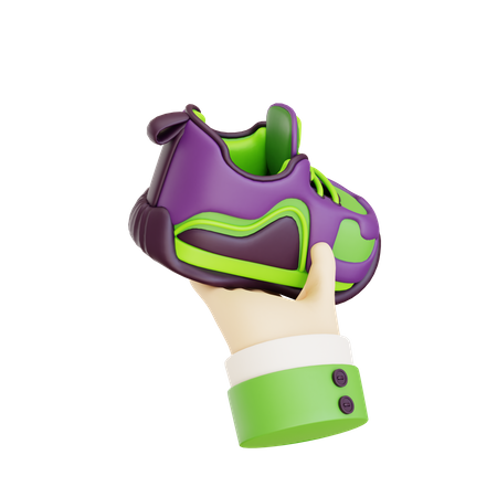 Shoes Hand  3D Icon