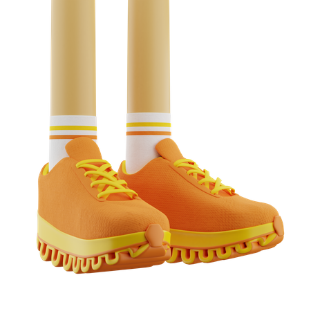Shoes Legs  3D Icon