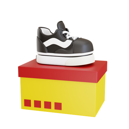 Shoes Out Box  3D Icon