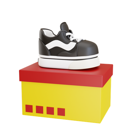 Shoes Out Box  3D Icon