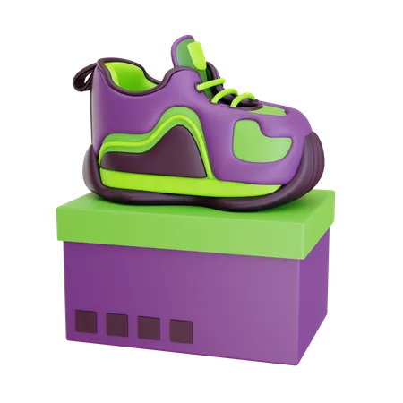 Shoes Out Box  3D Icon