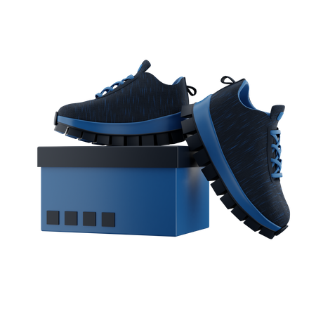 Shoes Out Of Box  3D Icon