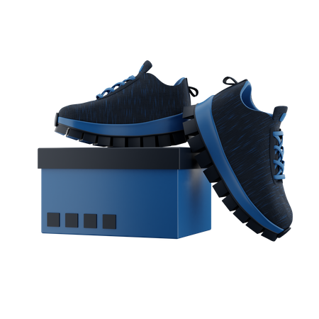 Shoes Out Of Box  3D Icon