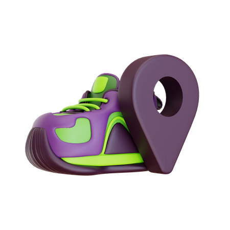 Shoes Point  3D Icon