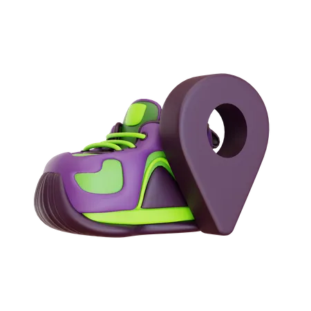Shoes Point  3D Icon