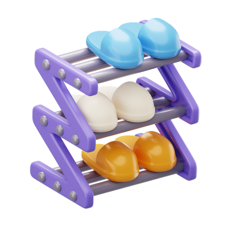 靴ラック  3D Icon
