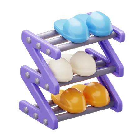 靴ラック  3D Icon
