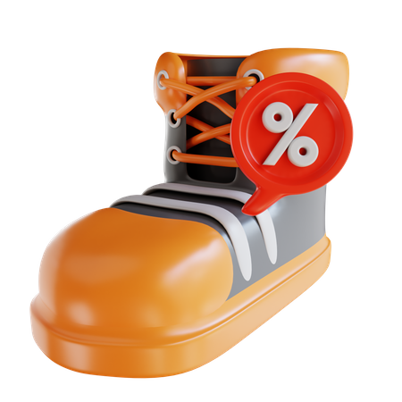 Shoes Sale  3D Icon