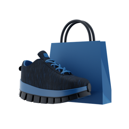 Shoes Sale Bag  3D Icon