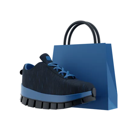 Shoes Sale Bag  3D Icon