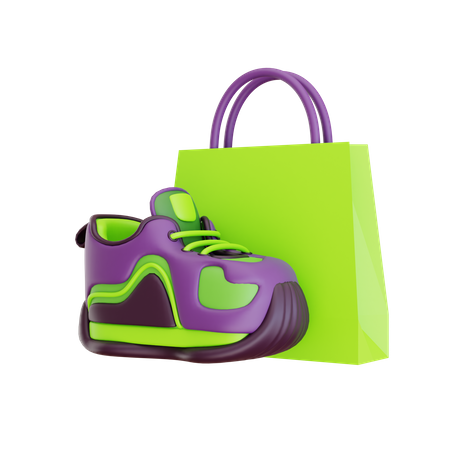 Shoes Shopping  3D Icon