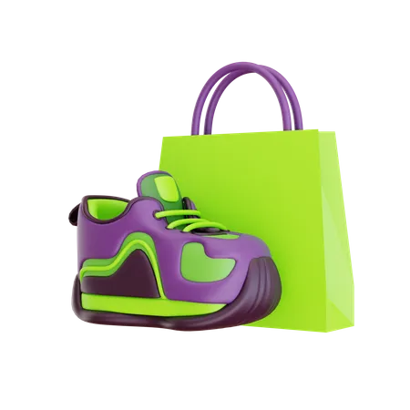 Shoes Shopping  3D Icon