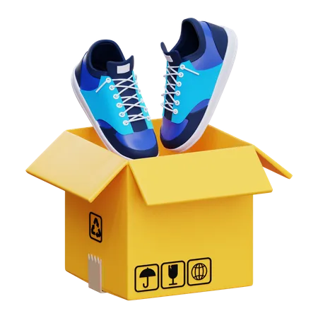 Shoes Unboxing  3D Icon