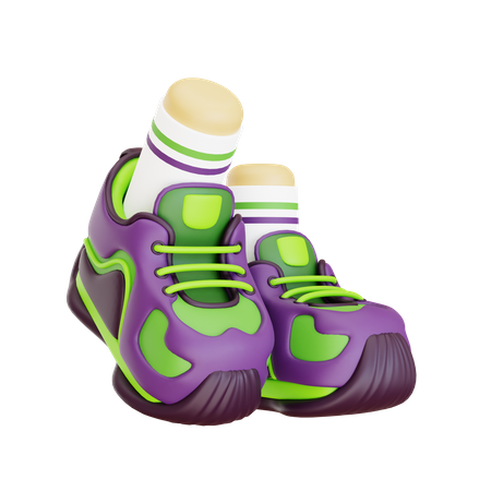 Shoes Walk  3D Icon