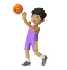 Shoot Basketball Player Boy
