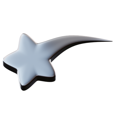 Shooting Star  3D Icon