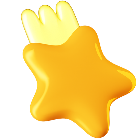 Shooting Star  3D Icon