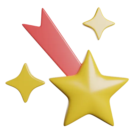 Shooting Star  3D Icon