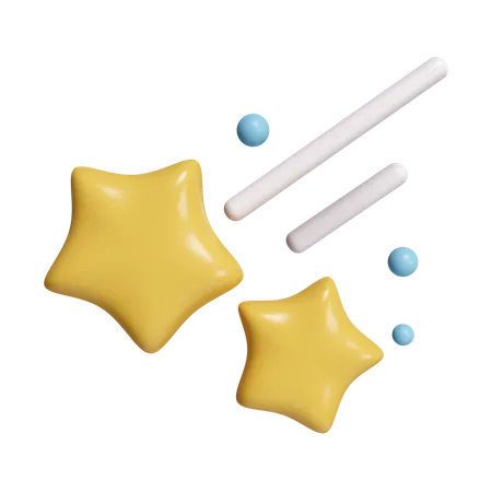 Shooting Star  3D Icon