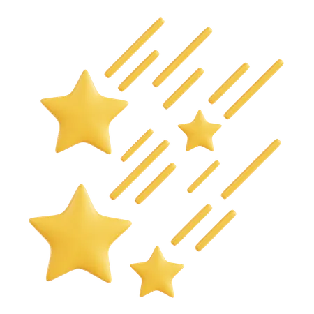 Shooting Star  3D Icon