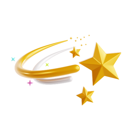 Shooting Star  3D Icon