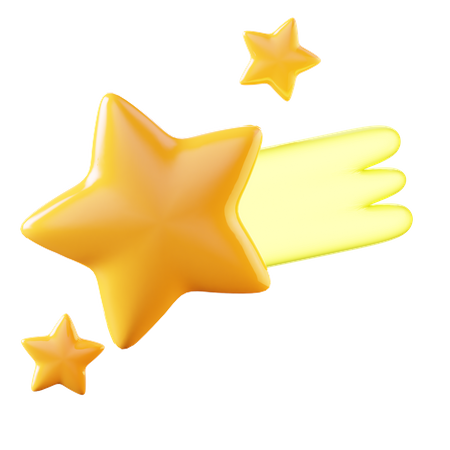 Shooting Star  3D Icon
