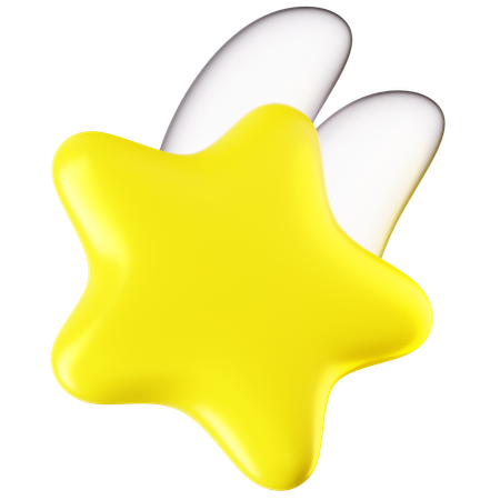 Shooting Star  3D Icon