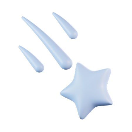 Shooting Star  3D Icon