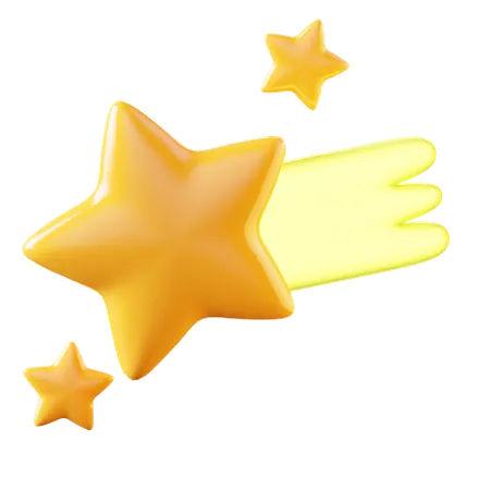 Shooting Star 3D Icon