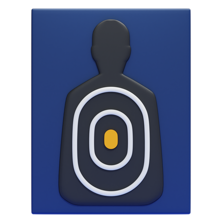 SHOOTING TARGET  3D Icon