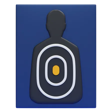 SHOOTING TARGET  3D Icon