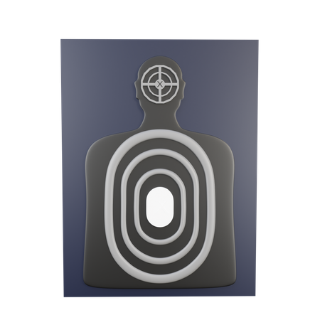 Shooting Target  3D Icon