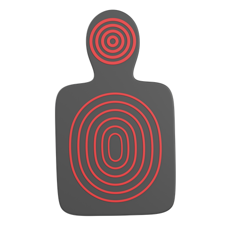 SHOOTING TARGET  3D Icon