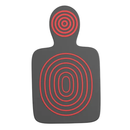 SHOOTING TARGET  3D Icon