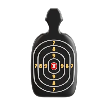 Shooting Target  3D Icon