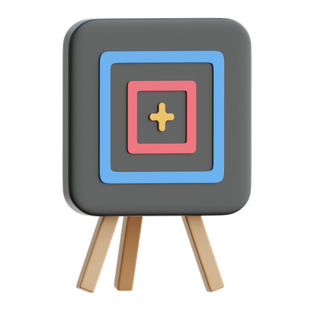 Shooting Target  3D Icon