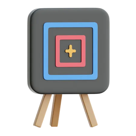 Shooting Target  3D Icon