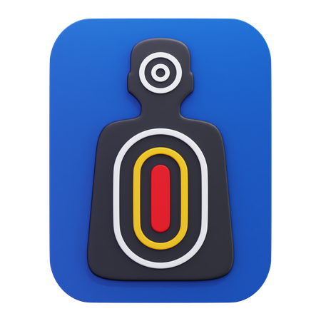 Shooting Target  3D Icon