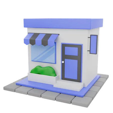 店  3D Icon