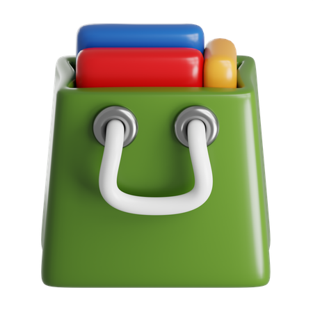 Shop  3D Icon
