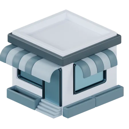 Shop  3D Icon