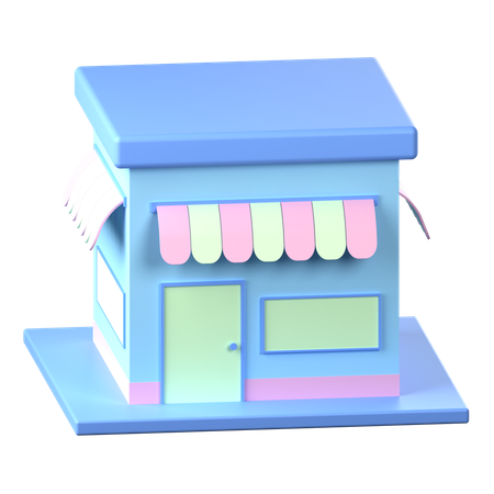 Shop  3D Icon