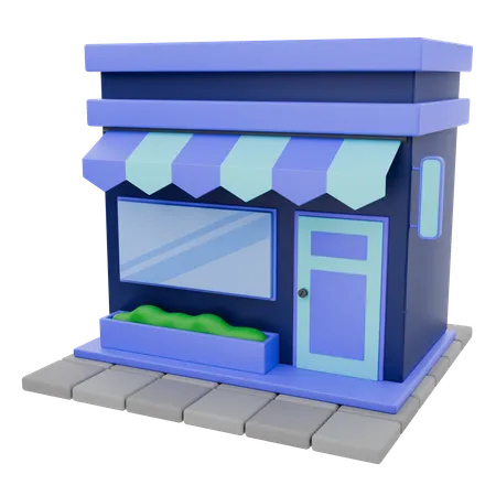 Shop  3D Icon