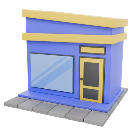 Shop  3D Icon