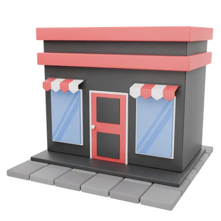 Shop  3D Icon