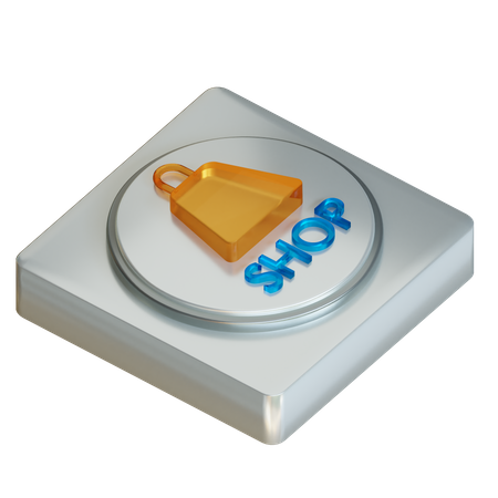 Shop  3D Icon